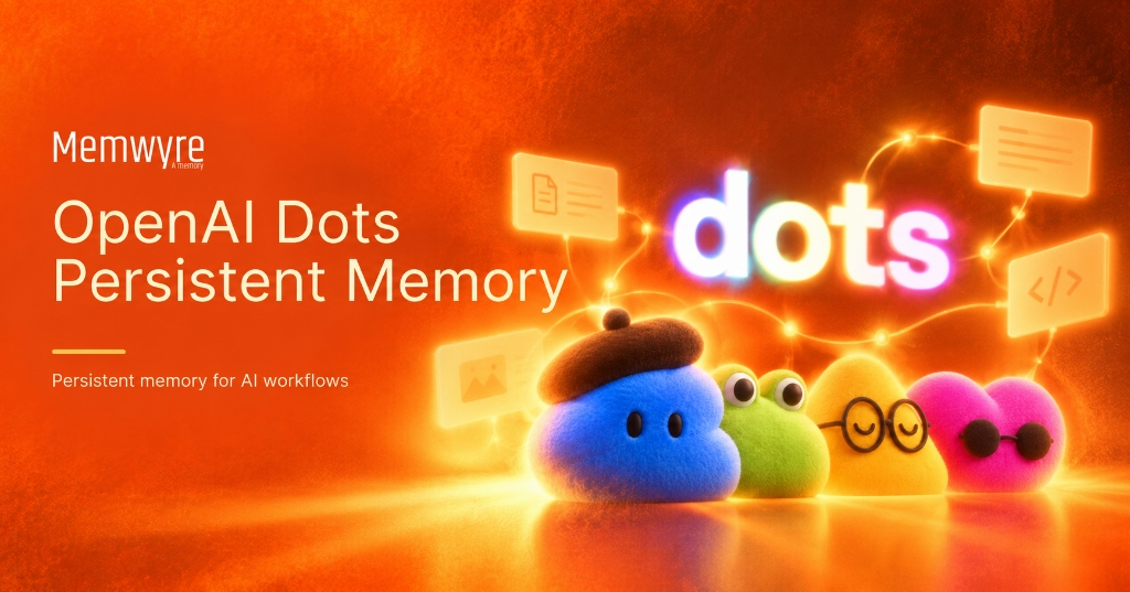 How to Give OpenAI Dots Persistent Memory with Memwyre